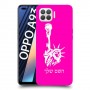 פסל החירות כיסוי מגן קשיח בעיצוב אישי עם השם שלך ל Oppo A93 יחידה אחת סקרין מובייל