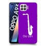 סקספון כיסוי מגן קשיח בעיצוב אישי עם השם שלך ל Oppo A93 יחידה אחת סקרין מובייל