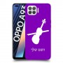 כינור כיסוי מגן קשיח בעיצוב אישי עם השם שלך ל Oppo A93 יחידה אחת סקרין מובייל