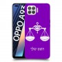 מאזניים כיסוי מגן קשיח בעיצוב אישי עם השם שלך ל Oppo A93 יחידה אחת סקרין מובייל