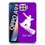 סנובורד כיסוי מגן קשיח בעיצוב אישי עם השם שלך ל Oppo A93 יחידה אחת סקרין מובייל