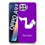 אימון ספורט - אישה כיסוי מגן קשיח בעיצוב אישי עם השם שלך ל Oppo A93 יחידה אחת סקרין מובייל
