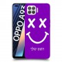 סמיילי כיסוי מגן קשיח בעיצוב אישי עם השם שלך ל Oppo A93 יחידה אחת סקרין מובייל