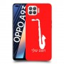 סקספון כיסוי מגן קשיח בעיצוב אישי עם השם שלך ל Oppo A93 יחידה אחת סקרין מובייל