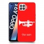 חצוצרה כיסוי מגן קשיח בעיצוב אישי עם השם שלך ל Oppo A93 יחידה אחת סקרין מובייל