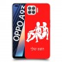 תאומים כיסוי מגן קשיח בעיצוב אישי עם השם שלך ל Oppo A93 יחידה אחת סקרין מובייל