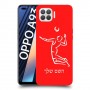 שחקן כדורעף כיסוי מגן קשיח בעיצוב אישי עם השם שלך ל Oppo A93 יחידה אחת סקרין מובייל