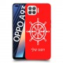 הגה - קפטן - ים כיסוי מגן קשיח בעיצוב אישי עם השם שלך ל Oppo A93 יחידה אחת סקרין מובייל