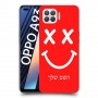 סמיילי כיסוי מגן קשיח בעיצוב אישי עם השם שלך ל Oppo A93 יחידה אחת סקרין מובייל
