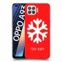 שלג כיסוי מגן קשיח בעיצוב אישי עם השם שלך ל Oppo A93 יחידה אחת סקרין מובייל