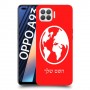 עולם כיסוי מגן קשיח בעיצוב אישי עם השם שלך ל Oppo A93 יחידה אחת סקרין מובייל