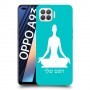 יוגה כיסוי מגן קשיח בעיצוב אישי עם השם שלך ל Oppo A93 יחידה אחת סקרין מובייל