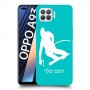סקִי כיסוי מגן קשיח בעיצוב אישי עם השם שלך ל Oppo A93 יחידה אחת סקרין מובייל