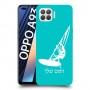 גלישת מפרש כיסוי מגן קשיח בעיצוב אישי עם השם שלך ל Oppo A93 יחידה אחת סקרין מובייל