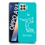 שחקן כדורעף כיסוי מגן קשיח בעיצוב אישי עם השם שלך ל Oppo A93 יחידה אחת סקרין מובייל