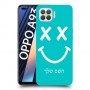 סמיילי כיסוי מגן קשיח בעיצוב אישי עם השם שלך ל Oppo A93 יחידה אחת סקרין מובייל