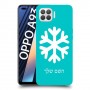 שלג כיסוי מגן קשיח בעיצוב אישי עם השם שלך ל Oppo A93 יחידה אחת סקרין מובייל