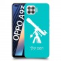 טלסקופ כיסוי מגן קשיח בעיצוב אישי עם השם שלך ל Oppo A93 יחידה אחת סקרין מובייל