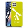 טלסקופ כיסוי מגן קשיח בעיצוב אישי עם השם שלך ל Oppo A93 יחידה אחת סקרין מובייל