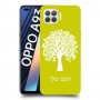 עץ כיסוי מגן קשיח בעיצוב אישי עם השם שלך ל Oppo A93 יחידה אחת סקרין מובייל