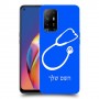 רופא סטטוסקופ כיסוי מגן קשיח בעיצוב אישי עם השם שלך ל Oppo A94 5G יחידה אחת סקרין מובייל