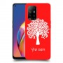 עץ כיסוי מגן קשיח בעיצוב אישי עם השם שלך ל Oppo A94 5G יחידה אחת סקרין מובייל