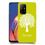 עץ כיסוי מגן קשיח בעיצוב אישי עם השם שלך ל Oppo A94 5G יחידה אחת סקרין מובייל