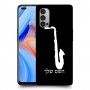 סקספון כיסוי מגן קשיח בעיצוב אישי עם השם שלך ל Oppo Reno4 5G יחידה אחת סקרין מובייל