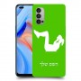 אימון ספורט - אישה כיסוי מגן קשיח בעיצוב אישי עם השם שלך ל Oppo Reno4 5G יחידה אחת סקרין מובייל