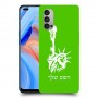 פסל החירות כיסוי מגן קשיח בעיצוב אישי עם השם שלך ל Oppo Reno4 5G יחידה אחת סקרין מובייל