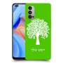 עץ כיסוי מגן קשיח בעיצוב אישי עם השם שלך ל Oppo Reno4 5G יחידה אחת סקרין מובייל