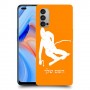 סקִי כיסוי מגן קשיח בעיצוב אישי עם השם שלך ל Oppo Reno4 5G יחידה אחת סקרין מובייל