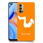 אימון ספורט - אישה כיסוי מגן קשיח בעיצוב אישי עם השם שלך ל Oppo Reno4 5G יחידה אחת סקרין מובייל