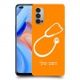 רופא סטטוסקופ כיסוי מגן קשיח בעיצוב אישי עם השם שלך ל Oppo Reno4 5G יחידה אחת סקרין מובייל