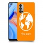 עולם כיסוי מגן קשיח בעיצוב אישי עם השם שלך ל Oppo Reno4 5G יחידה אחת סקרין מובייל
