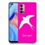 ציפור לבלוע כיסוי מגן קשיח בעיצוב אישי עם השם שלך ל Oppo Reno4 5G יחידה אחת סקרין מובייל