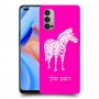 זברה כיסוי מגן קשיח בעיצוב אישי עם השם שלך ל Oppo Reno4 5G יחידה אחת סקרין מובייל