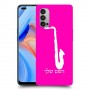 סקספון כיסוי מגן קשיח בעיצוב אישי עם השם שלך ל Oppo Reno4 5G יחידה אחת סקרין מובייל