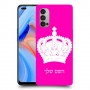 כתר מלכותי כיסוי מגן קשיח בעיצוב אישי עם השם שלך ל Oppo Reno4 5G יחידה אחת סקרין מובייל