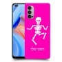 שלד כיסוי מגן קשיח בעיצוב אישי עם השם שלך ל Oppo Reno4 5G יחידה אחת סקרין מובייל
