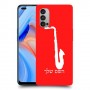 סקספון כיסוי מגן קשיח בעיצוב אישי עם השם שלך ל Oppo Reno4 5G יחידה אחת סקרין מובייל