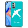 ציפור לבלוע כיסוי מגן קשיח בעיצוב אישי עם השם שלך ל Oppo Reno4 5G יחידה אחת סקרין מובייל