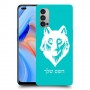 זאב כיסוי מגן קשיח בעיצוב אישי עם השם שלך ל Oppo Reno4 5G יחידה אחת סקרין מובייל