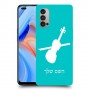 כינור כיסוי מגן קשיח בעיצוב אישי עם השם שלך ל Oppo Reno4 5G יחידה אחת סקרין מובייל