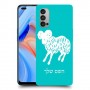 טלה כיסוי מגן קשיח בעיצוב אישי עם השם שלך ל Oppo Reno4 5G יחידה אחת סקרין מובייל