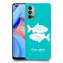 דגים כיסוי מגן קשיח בעיצוב אישי עם השם שלך ל Oppo Reno4 5G יחידה אחת סקרין מובייל