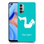 אימון ספורט - אישה כיסוי מגן קשיח בעיצוב אישי עם השם שלך ל Oppo Reno4 5G יחידה אחת סקרין מובייל