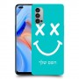 סמיילי כיסוי מגן קשיח בעיצוב אישי עם השם שלך ל Oppo Reno4 5G יחידה אחת סקרין מובייל