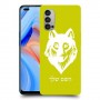 זאב כיסוי מגן קשיח בעיצוב אישי עם השם שלך ל Oppo Reno4 5G יחידה אחת סקרין מובייל