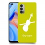 כינור כיסוי מגן קשיח בעיצוב אישי עם השם שלך ל Oppo Reno4 5G יחידה אחת סקרין מובייל